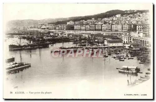 Algerie Alger Cartes postales Vue prise du phare (lighthouse)