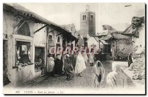 Tunisie Tunis Ansichtskarte AK Souk des armes