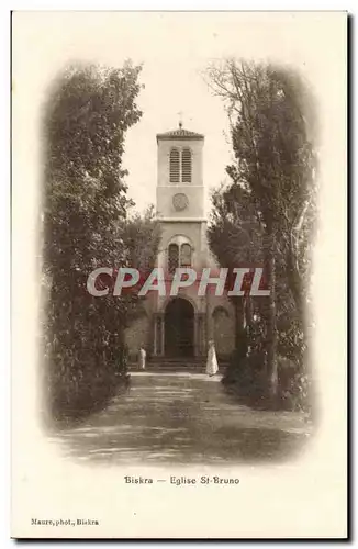 Algerie Biskra Cartes postales Eglise St Bruno