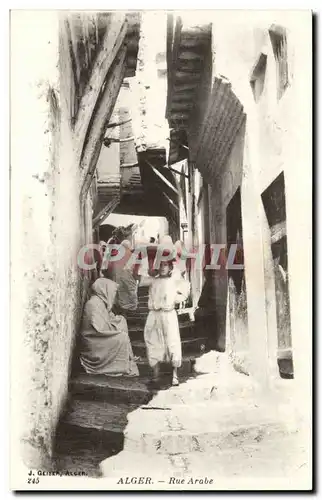 Algerie Alger Ansichtskarte AK Rue arabe (enfant porteur de plateau)