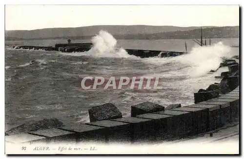 Algerie Alger Cartes postales Effet de mer