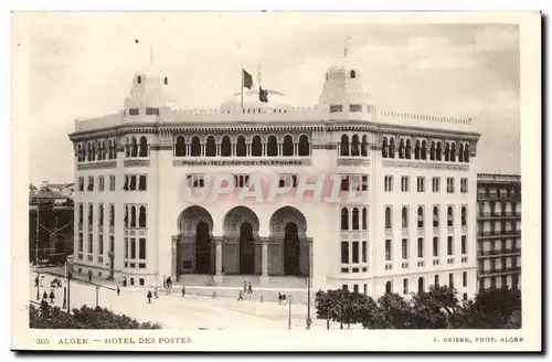 Algerie Alger Cartes postales Hotel des Postes