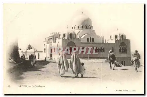 Algerie Alger Cartes postales La Medersa