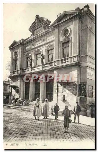 Algerie Alger Cartes postales Le theatre