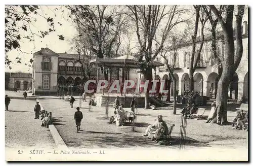 Algerie Setif Cartes postales La place Nationale