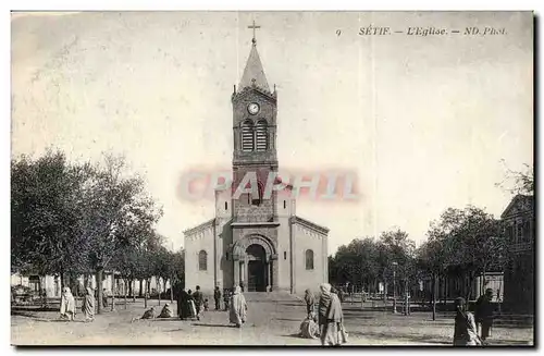 Algerie Setif Cartes postales L&#39eglise