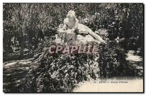 Algerie Setif Cartes postales Statue d&#39Assise