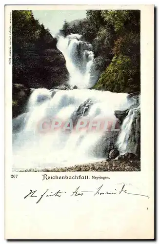 Suisse Cartes postales Reichenbachfalle Meyringen Hotel Baer Meiringen