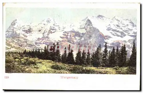 Suisse Ansichtskarte AK Wengernalp