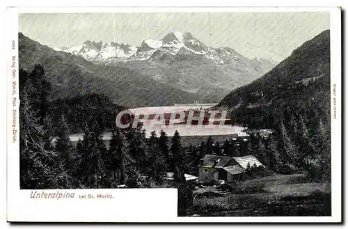 Suisse Cartes postales Unteralpina bei St Moritz