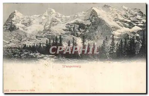 Suisse Cartes postales Wqengernalp