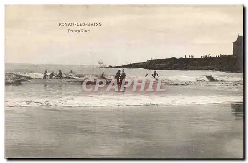 Royan - les bains - Pontaillac - Les Baigneurs - Cartes postales