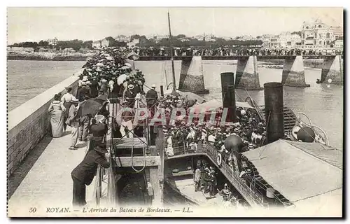 Royan Ansichtskarte AK L&#39arrivee du bateau de Bordeaux