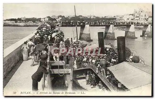 Royan Cartes postales L&#39arrivee du bateau de Bordeaux