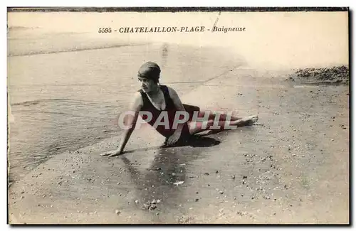 Cartes postales Chatelaillon Plage Baigneuse (femme)