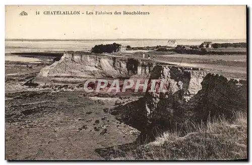 Chatelaillon Ansichtskarte AK Les falaises des Boncholeurs