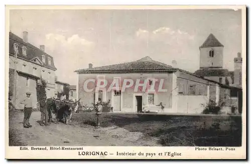 Lorignac Cartes postales Interieur du pays et l&#39eglise