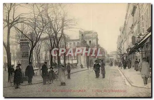 Rochefort sur Mer Cartes postales La rue de la republique