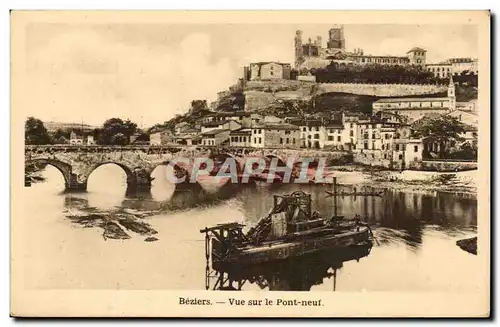 Beziers - Vue sur le pont neuf - Cartes postales