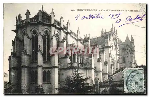 Montpellier - Vue D&#39ensemble de la Cathedrale - Cartes postales