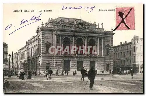 Montpellier - Le Theatre - Cartes postales