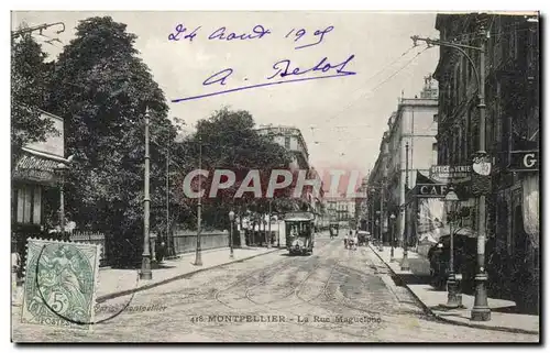 Montpellier - La Rue Maguelone - Ansichtskarte AK