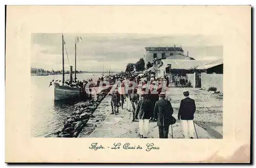 Agde - Le Quai du Grau - Cartes postales