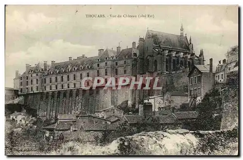 Thouars Cartes postales Vue du chateau (cote Est)