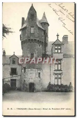 Thouars Cartes postales Hotel du President (15eme)