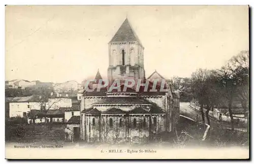 Melle Cartes postales Eglise St Hilaire