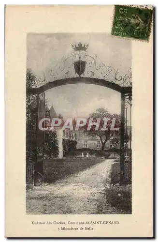 Cartes postales Chateau des ouches de Saint Genard 5 kilometres de Melle