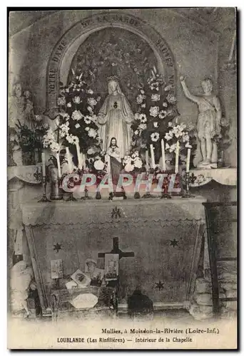 Loublande (les Rinfillieres) Cartes postales Interieur de la chapelle