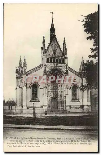 Thouars Ansichtskarte AK Eglise de Notre Dame du chateau