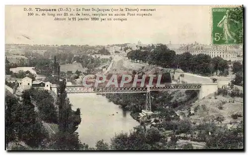 Thouars Ansichtskarte AK Le pont Saint Jacques