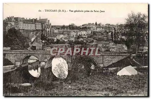 Thouars - Vue Generale prise de Saint Jean - Ansichtskarte AK