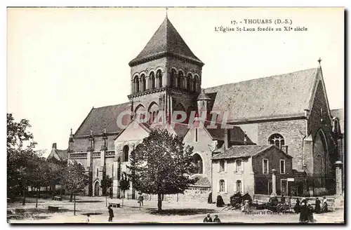 Thouars - L&#39Eglise St Laon fondee au XI siecle - Ansichtskarte AK