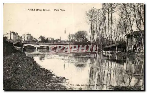 Niort - Pont Main - Bridge - Cartes postales