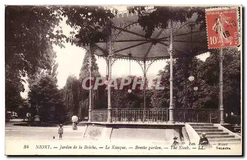 Niort Cartes postales Jardin de la Breche Le kiosque