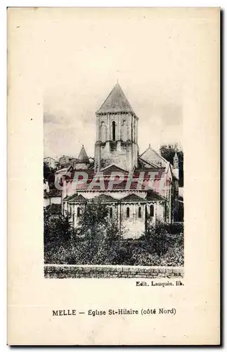 Melle Ansichtskarte AK Eglise St Hilaire (cote nord)