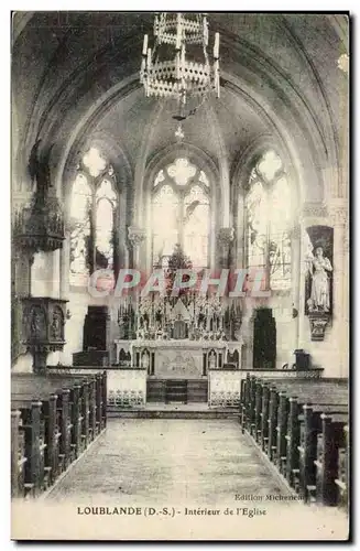 Loublande Cartes postales Interieur de l&#39eglise