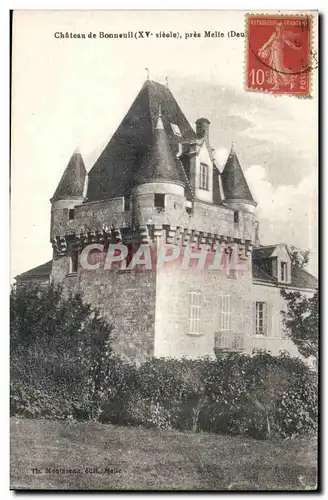 Cartes postales Chateau de Bonneuil pres Melle