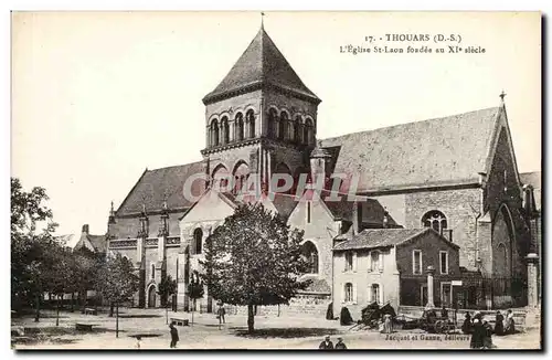 Thouars Ansichtskarte AK L&#39eglise St Laon fondee au 11eme