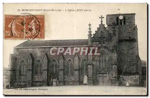 Moncoutant Cartes postales L&#39eglise 12eme