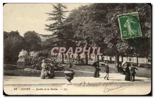 Niort Cartes postales Jardin de la Breche