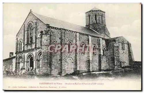 Parthenay Ansichtskarte AK Ancienne eglise abbatiale