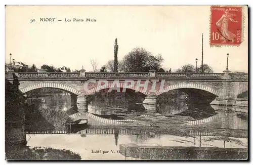 Niort Cartes postales Les ponts Main