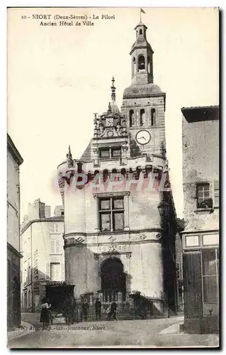 Niort Ansichtskarte AK Le pilori ancien hotel de ville