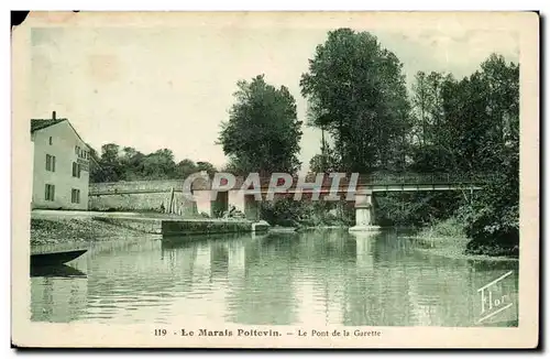 Le Marais poitvevin Cartes postales le pont de la Garette