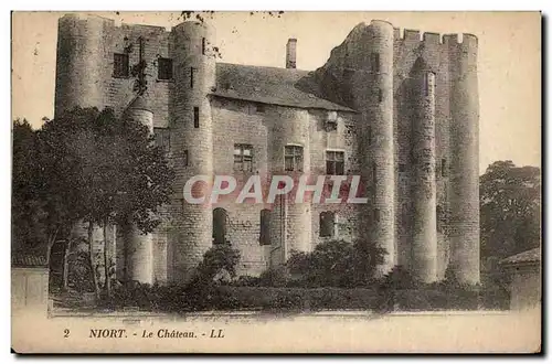 Niort Cartes postales Le chateau