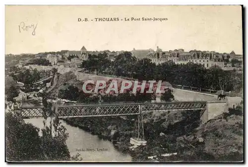 Thouars Ansichtskarte AK Le pont Saint Jacques